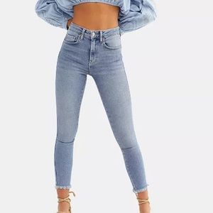 Free Peopl Raw High Rise Jegging